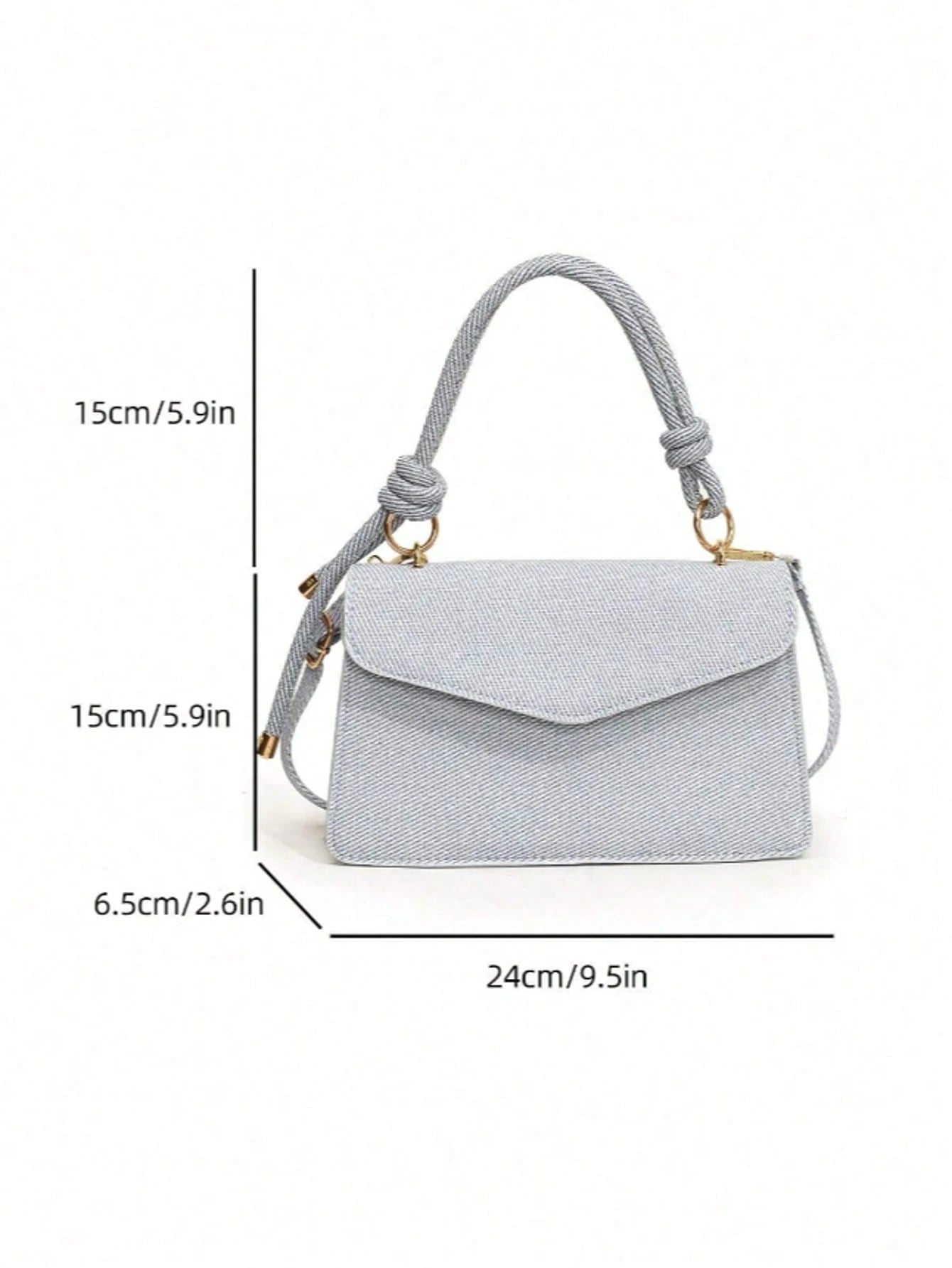 medidas del bolso 24 × 15 × 6.5 cm