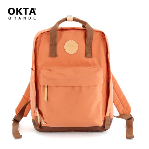 bolso coral mochila para dama