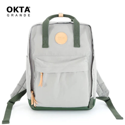 bolso gris mochila para dama