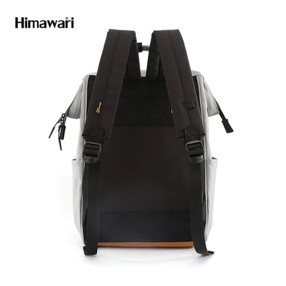 parte trasera bolso gris claro mochila para dama
