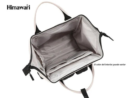 Mochila Himawari Verde Impermeable Para Laptop
