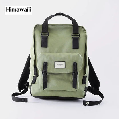 mochila verde oliva para laptop dama