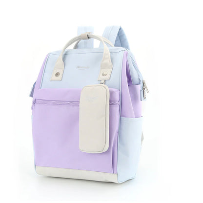 mochila azul lila pastel para dama Himawari
