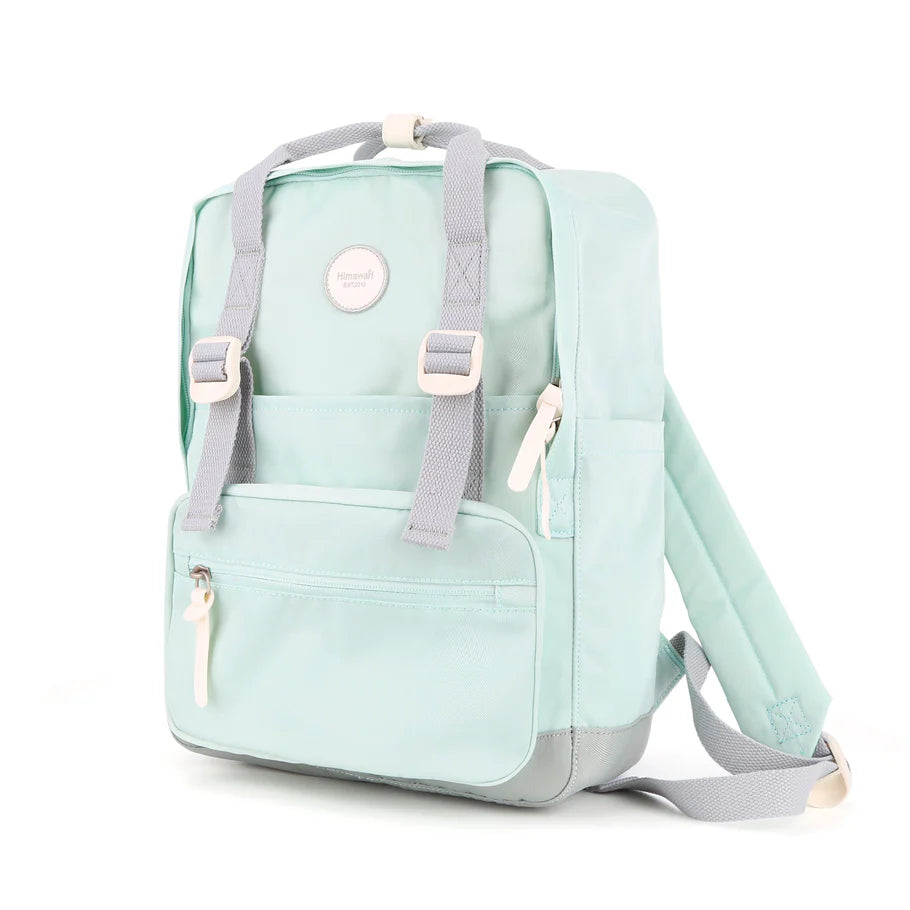 bolso menta mochila para dama impermeable
