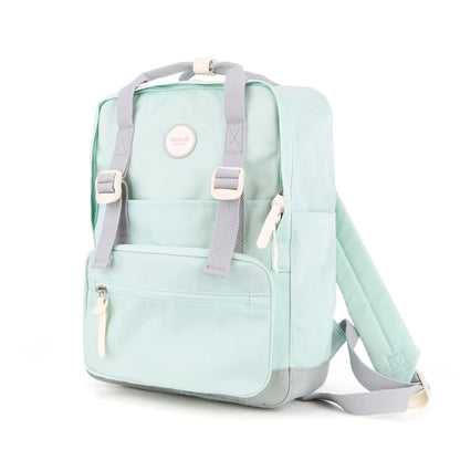 bolso menta mochila para dama impermeable