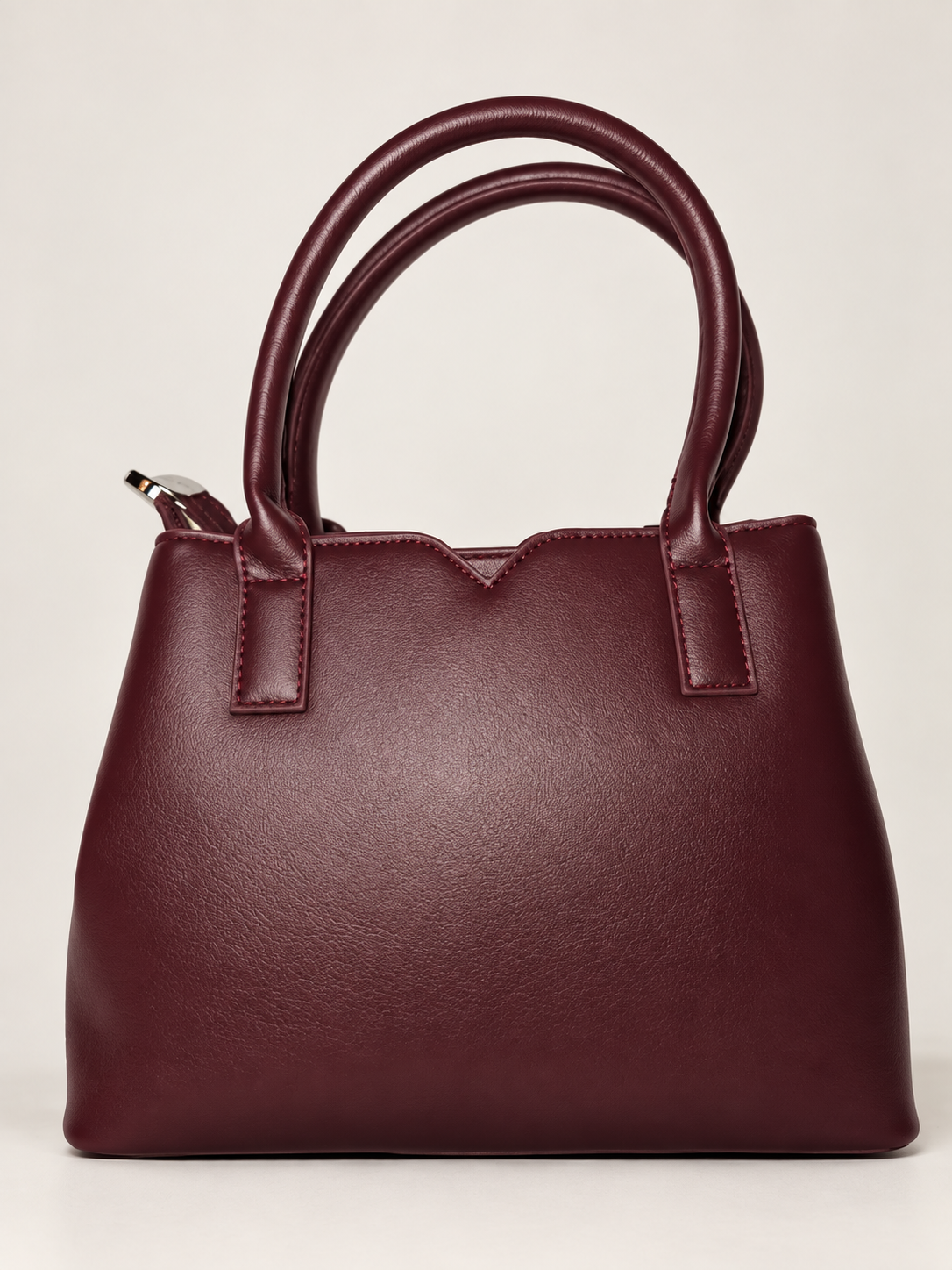 Bolso vino tinto para mujer vista posterior