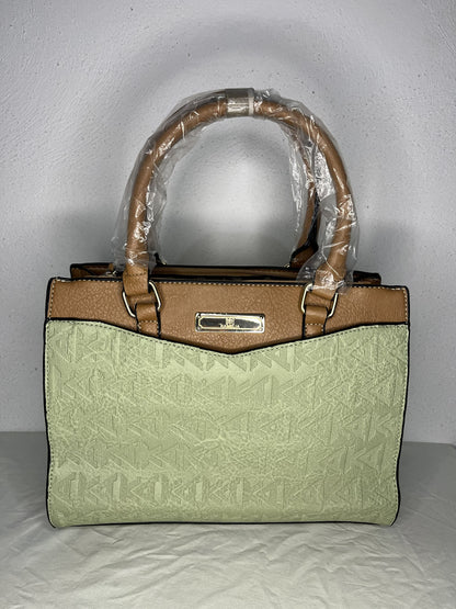 Bolso Tote Texturizado Bicolor Elegante Para Dama