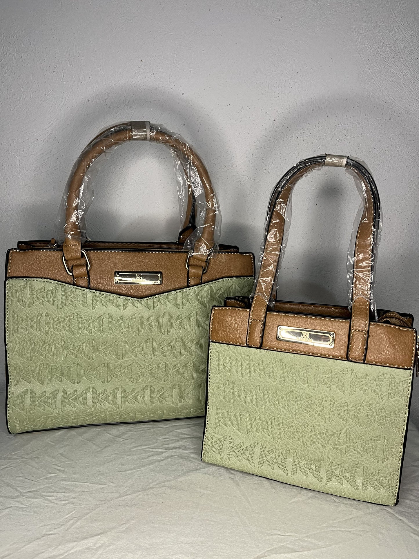 Bolso Tote Texturizado Bicolor Elegante Para Dama