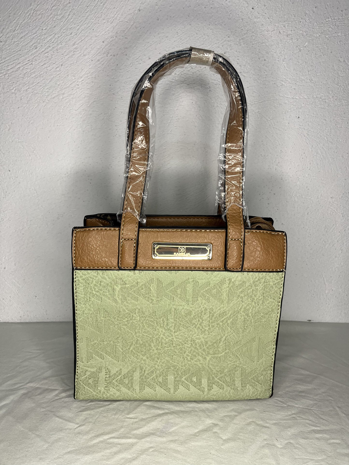 Bolso Tote Texturizado Bicolor Elegante Para Dama