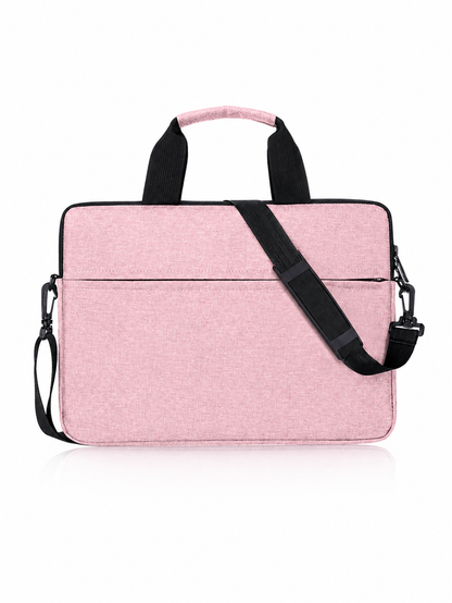 Bolso Rosa Para Laptop Con Correa Ajustable
