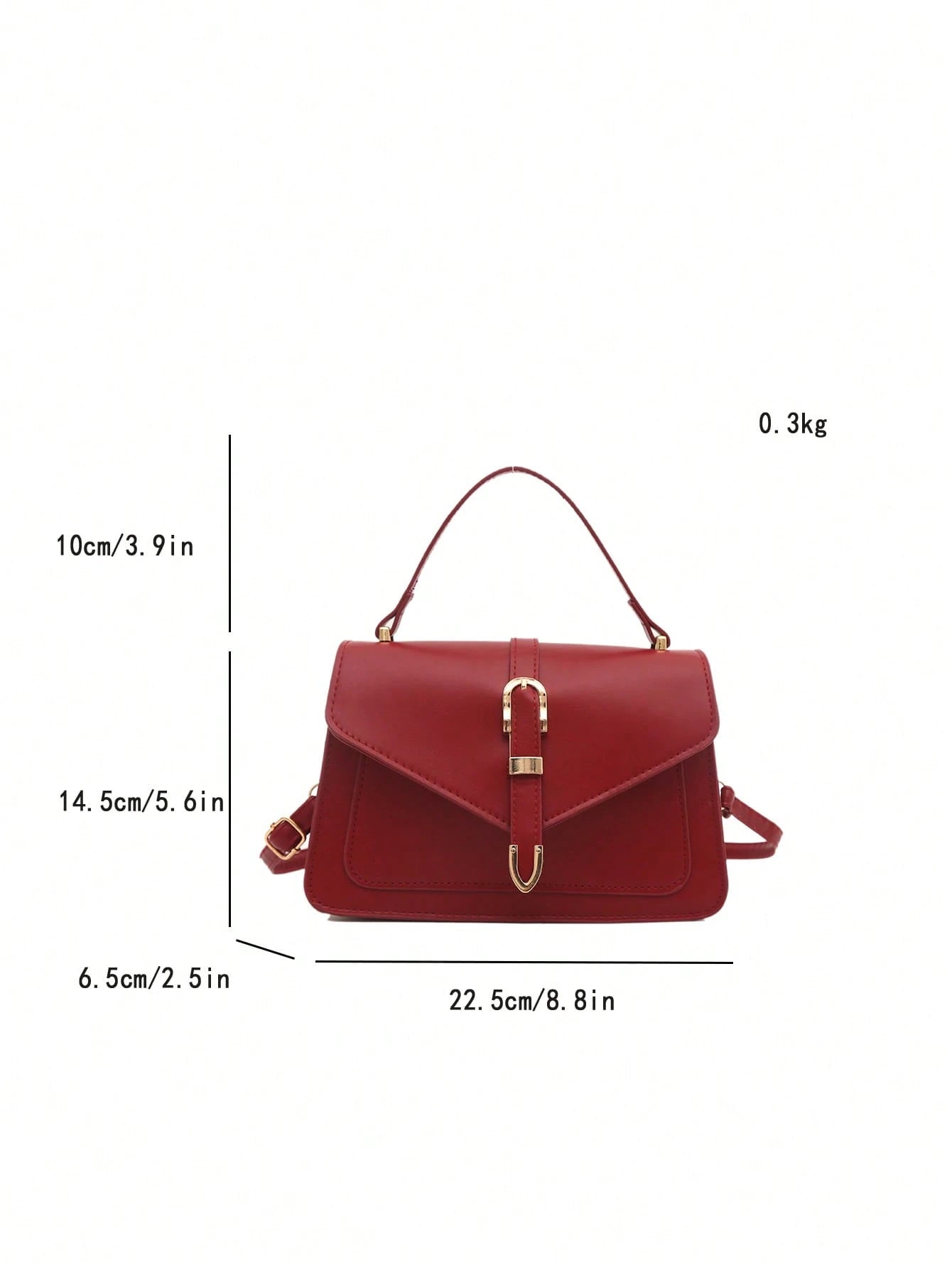 medidas del bolso 22.5 × 14.5 × 6.5 cm