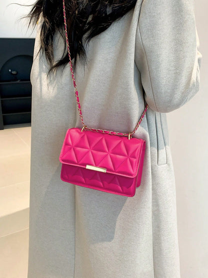 bolso fucsia cruzado elegante para mujer