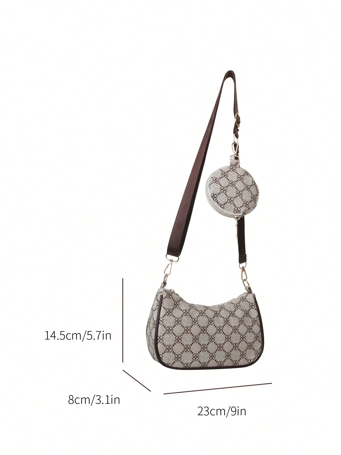 medidas del bolso hobo 23×14.5×8 cm