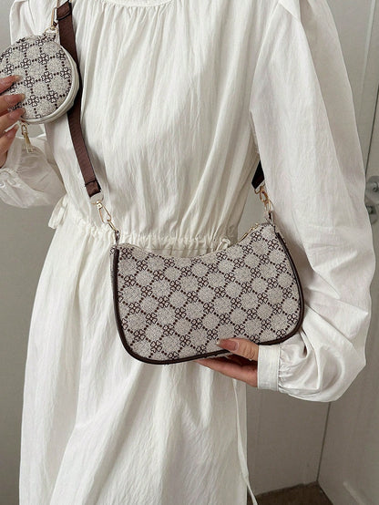 correa ajustable marrón del bolso hobo