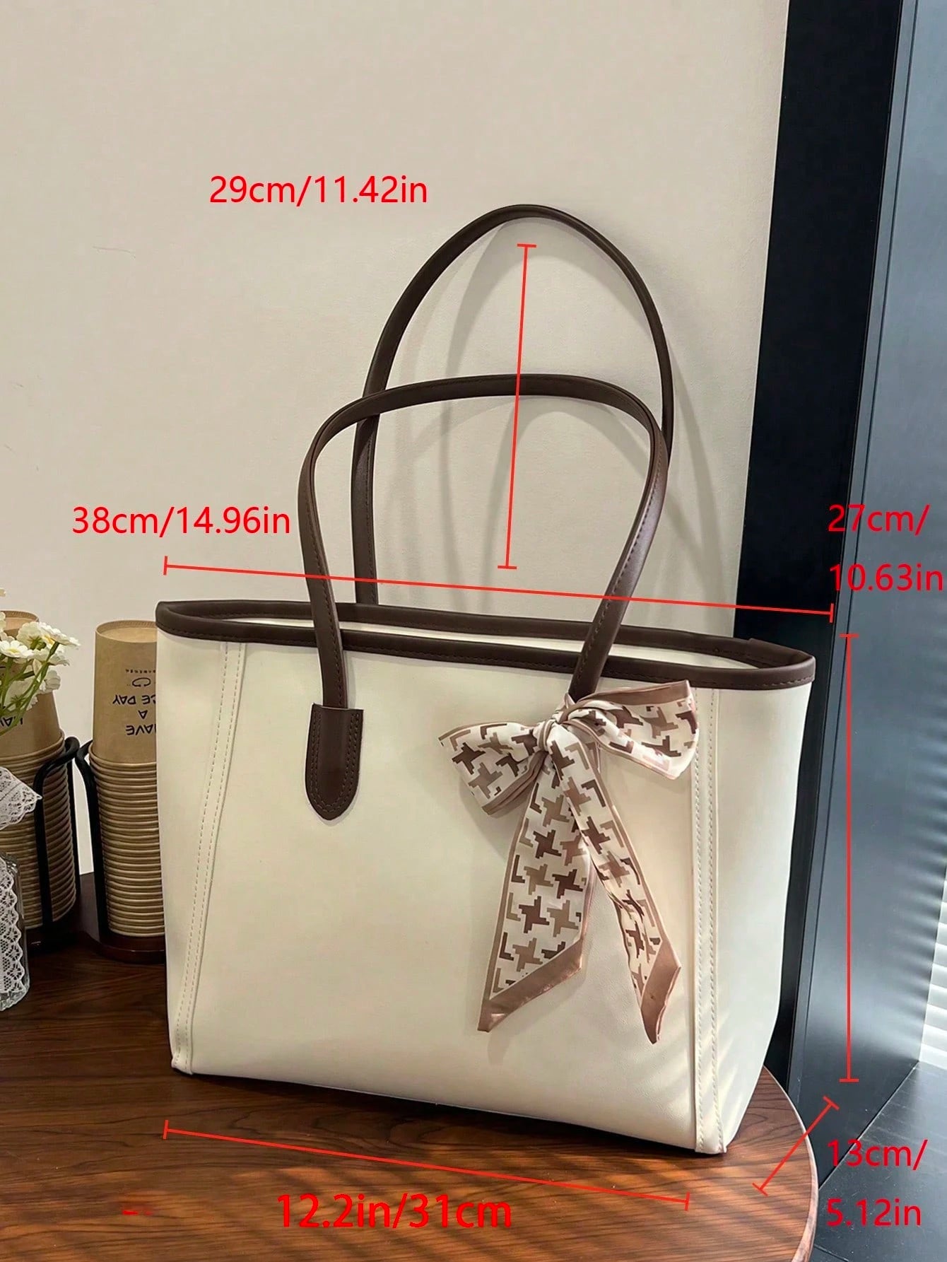 medidas del bolso 38 × 27 × 13 cm