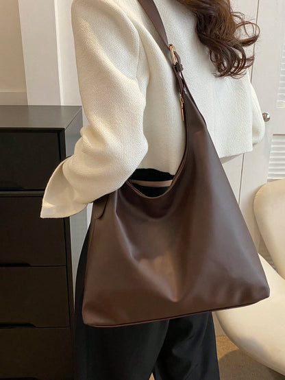 correa ajustable tipo cruzado del bolso café
