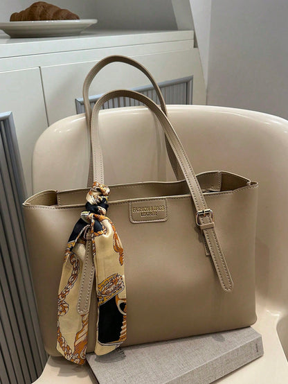 bolso caqui tote para dama