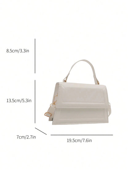 medidas del bolso blanco 19.5x13.5x7 cm