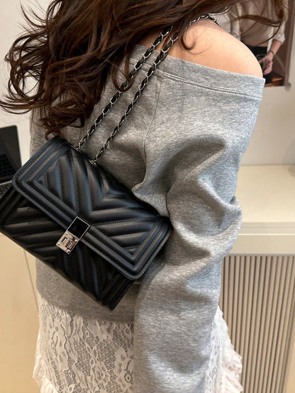 bolso con correa de cadena cruzado para dama