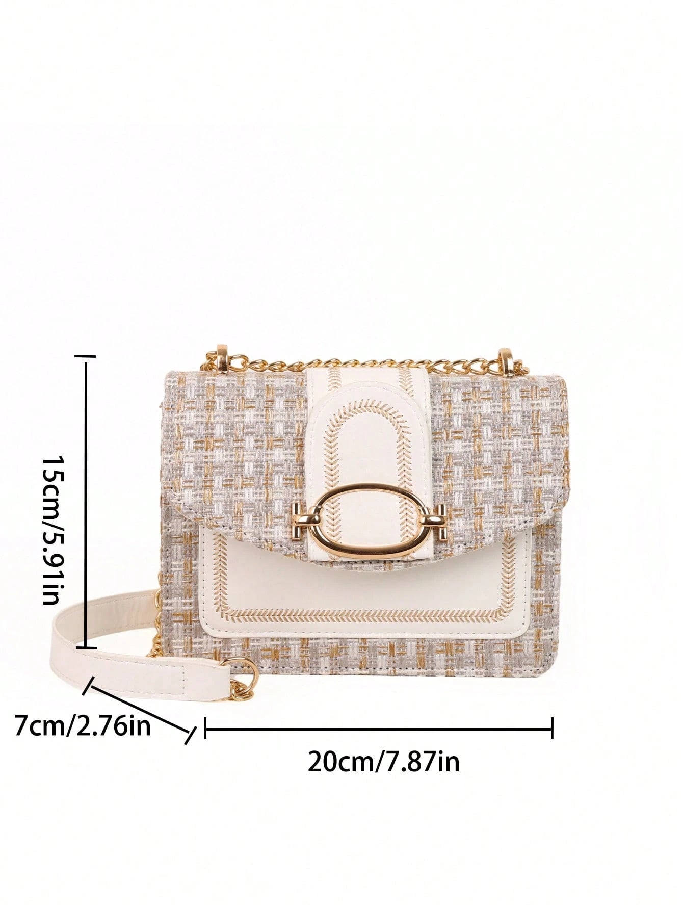 medidas del bolso 20 × 15 × 7 cm