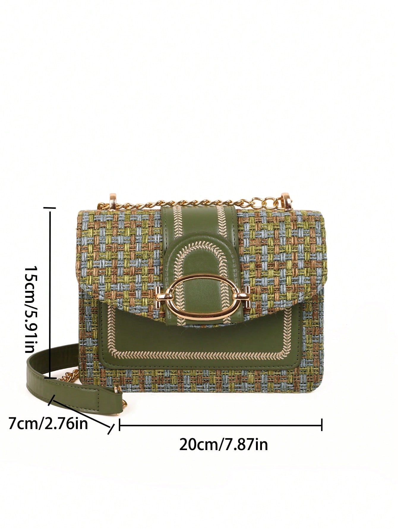 medidas del bolso 20 × 15 × 7 cm