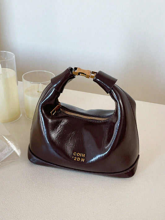 bolso burdeos tipo hobo para dama
