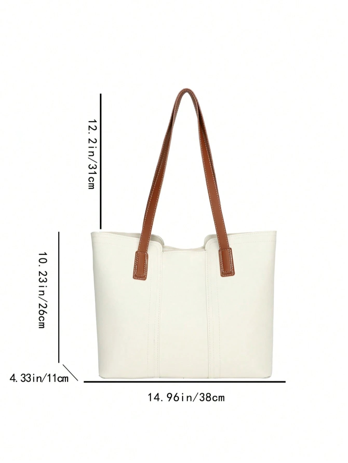 medidas del bolso tote 38×26×11 cm