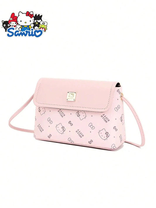 mini bolso rosa hello kitty para dama con correa