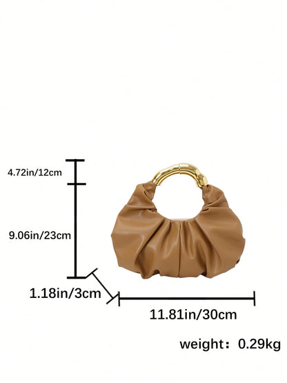 Bolso hobo marrón para mujer medidas y estructura